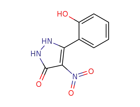 1,2-dihydro-5-(2-hydroxyphenyl)-4-nitro-3H-pyrazol-3-one