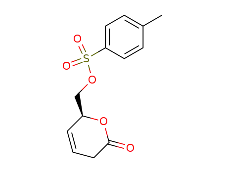 2H-Pyran-2-one, 3,6-dihydro-6-[[[(4-methylphenyl)sulfonyl]oxy]methyl]-,
(S)-