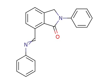2-phenyl-6-<(phenylimino)methyl>phthalimidine