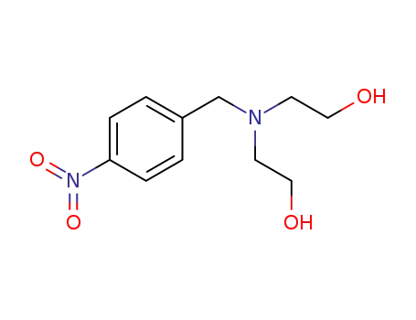 Molecular Structure of 99982-60-2 (2,2'-(p-Nitrobenzylimino)di-ethanol)
