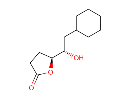(5S,1'S)-5-(2'-cyclohexyl-1'-hydroxyethyl)dihydrofuran-2(3H)-one