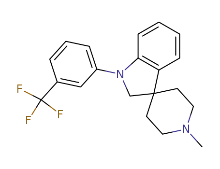 Molecular Structure of 69584-99-2 (C<sub>20</sub>H<sub>21</sub>F<sub>3</sub>N<sub>2</sub>)