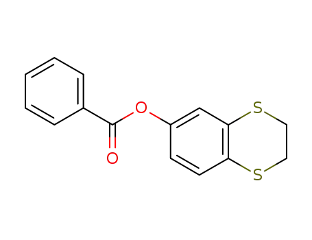 1,4-Benzodithiin-6-ol, 2,3-dihydro-, benzoate