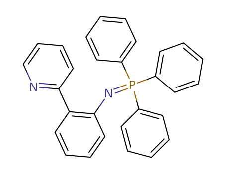 Molecular Structure of 142672-91-1 (Benzenamine, 2-(2-pyridinyl)-N-(triphenylphosphoranylidene)-)
