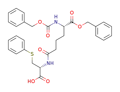 Molecular Structure of 159453-15-3 (<N-(benzyloxycarbonyl)-α-benzyl-δ-(L-α-aminoadipoyl)>-S-phenyl-L-cysteine)