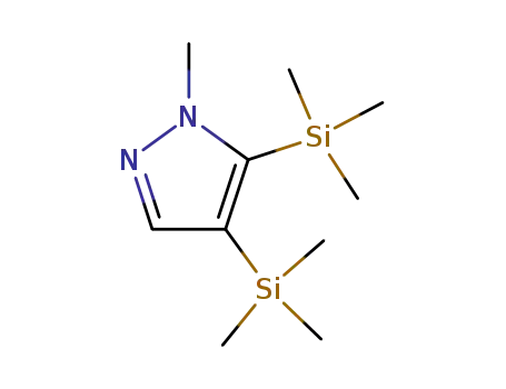 1H-Pyrazole, 1-methyl-4,5-bis(trimethylsilyl)-