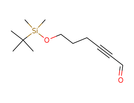 Molecular Structure of 100571-19-5 (2-Hexynal, 6-[[(1,1-dimethylethyl)dimethylsilyl]oxy]-)