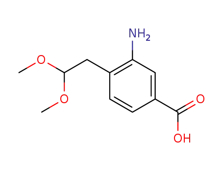 3-Amino-4-(2,2-dimethoxy-ethyl)-benzoic acid