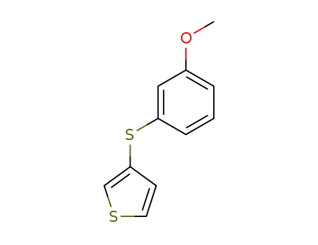 Molecular Structure of 128348-23-2 (3-methoxyphenyl 3-thienyl sulfide)