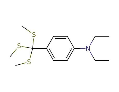 Diethyl-[4-(tris-methylsulfanyl-methyl)-phenyl]-amine