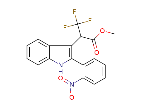 methyl 3,3,3-trifluoro-2-[2-(2-nitrophenyl)-1H-indol-3-yl]propanoate