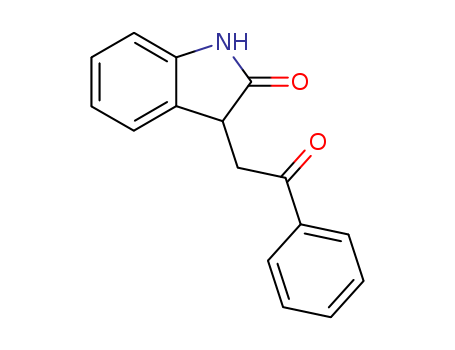 2H-Indol-2-one,1,3-dihydro-3-(2-oxo-2-phenylethyl)- cas  842-27-3