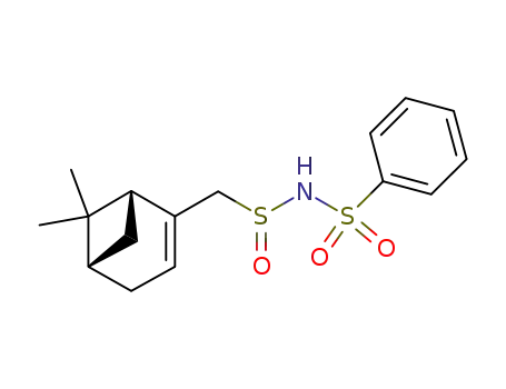 Benzenesulfonamide,
N-[[(6,6-dimethylbicyclo[3.1.1]hept-2-en-2-yl)methyl]sulfinyl]-, (1R)-