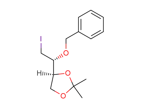 <4S,4(1S)>-4-(1-Benzyloxy-2-iodoethyl)-2,2-dimethyl-1,3-dioxolane