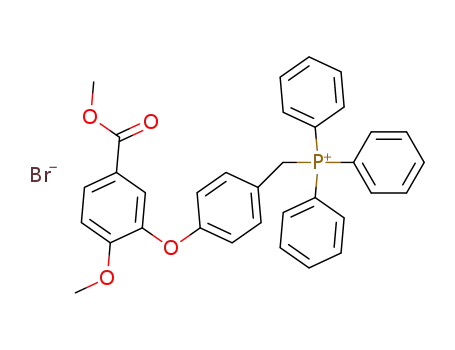 (4-(2-methoxy-5-(methoxycarbonyl)phenoxy)benzyl)triphenylphosphonium bromide