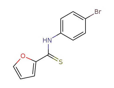 Molecular Structure of 64078-19-9 (2-Furancarbothioamide, N-(4-bromophenyl)-)