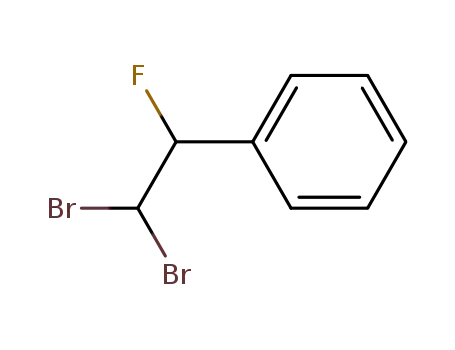 Molecular Structure of 33551-66-5 (Benzene, (2,2-dibromo-1-fluoroethyl)-)