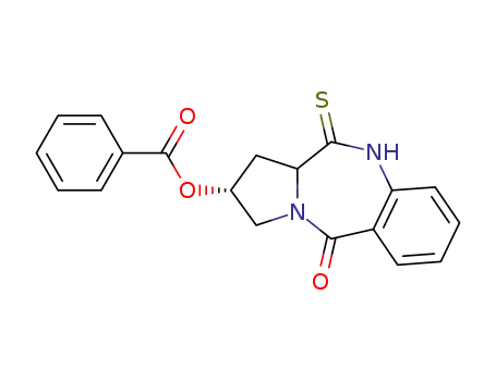 Benzoic acid (R)-5-oxo-11-thioxo-2,3,5,10,11,11a-hexahydro-1H-benzo[e]pyrrolo[1,2-a][1,4]diazepin-2-yl ester