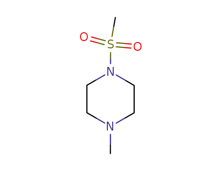 Molecular Structure of 59039-17-7 (Piperazine, 1-methyl-4-(methylsulfonyl)- (9CI))