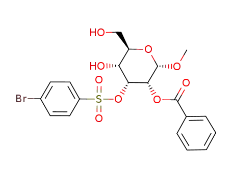 methyl 2-O-benzoyl-3-O-brosyl-α-D-allopyranoside