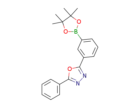 2-phenyl-5-[3-(4,4,5,5-tetramethyl-1,3,2-dioxaborolan-2-yl)phenyl]-1,3,4-oxadiazole