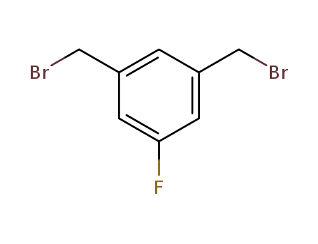 Molecular Structure of 19254-80-9 (Benzene, 1,3-bis(bromomethyl)-5-fluoro-)