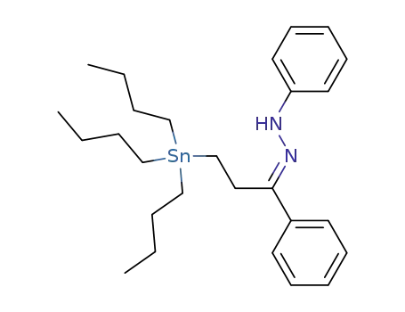 N-Phenyl-N'-[1-phenyl-3-tributylstannanyl-prop-(E)-ylidene]-hydrazine