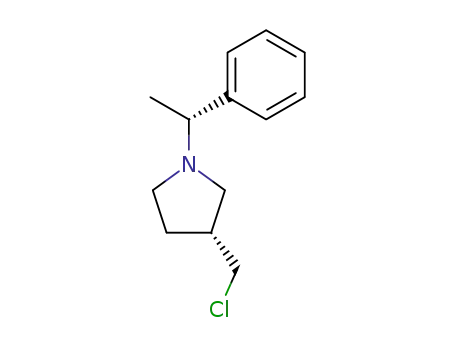 (3R)-3-(Chloromethyl)-1-[(1R)-1-phenylethyl]pyrrolidine