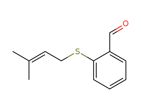2-[(3-Methylbut-2-en-1-yl)sulfanyl]benzaldehyde