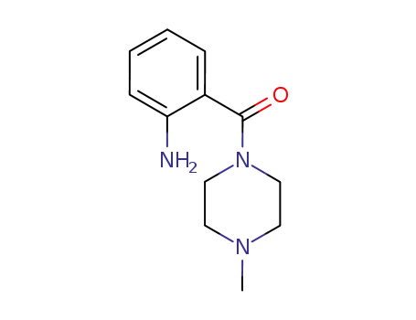 Molecular Structure of 93288-86-9 (1-Methyl-4-[2-amino]benzoyl piperazine)