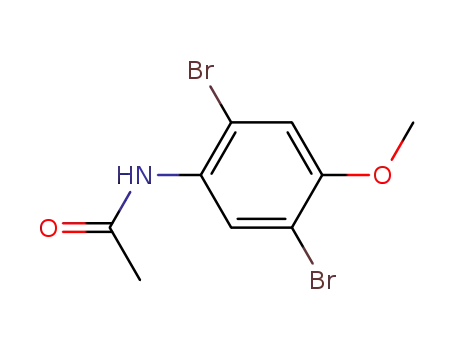 Molecular Structure of 129319-11-5 (4-Acetamido-2,5-dibromoanisole)