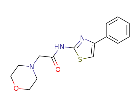 2-Morpholin-4-yl-N-(4-phenyl-thiazol-2-yl)-acetamide