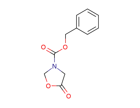 Molecular Structure of 55740-06-2 (3-Oxazolidinecarboxylic acid, 5-oxo-, phenylmethyl ester)