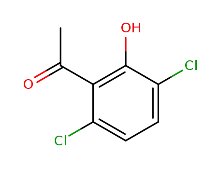 Molecular Structure of 55736-72-6 (Ethanone, 1-(3,6-dichloro-2-hydroxyphenyl)-)