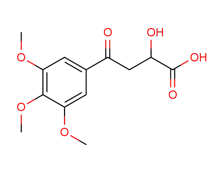 Molecular Structure of 84386-09-4 (2-hydroxy-4-oxo-4-(3,4,5-trimethoxyphenyl)butanoic acid)