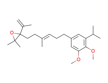 2,6-dimethyl-2,3-epoxy-3-isopropenyl-9-(3,4-dimethoxy-5-isopropylphenyl)-trans-6-nonene