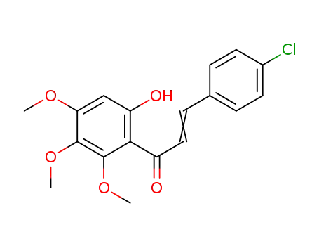 3-(4-chlorophenyl)-1-(6-hydroxy-2,3,4-trimethoxyphenyl)prop-2-en-1-one