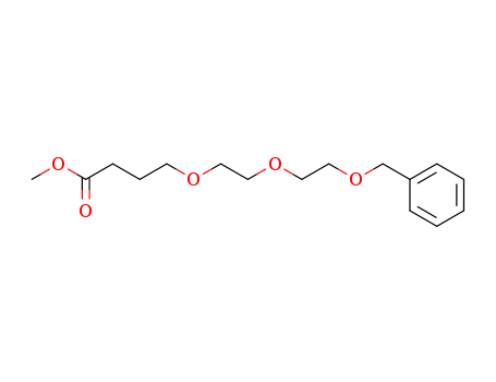 Butanoic acid, 4-[2-[2-(phenylmethoxy)ethoxy]ethoxy]-, methyl ester
