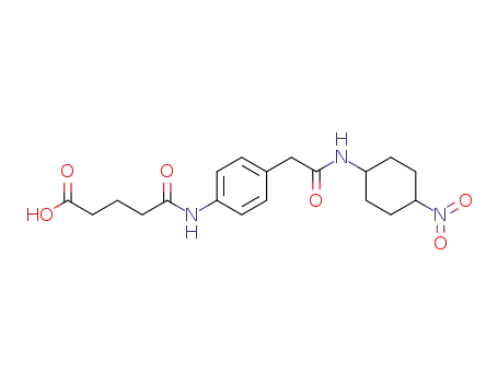 5-<<4-<2-<(4-nitrocyclohexyl)amino>-2-oxoethyl>phenyl>amino>-5-oxopentanoic acid