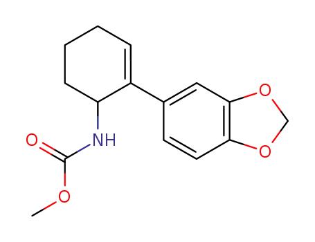 methyl 2-(3',4'-methylenedioxyphenyl)cyclohex-2-enylcarbamate