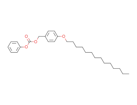 Molecular Structure of 147219-70-3 (phenyl <4-(tetradecyloxy)phenyl>methyl carbonate)