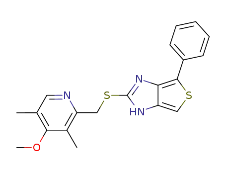 1H-Thieno[3,4-d]imidazole,
2-[[(4-methoxy-3,5-dimethyl-2-pyridinyl)methyl]thio]-4-phenyl-