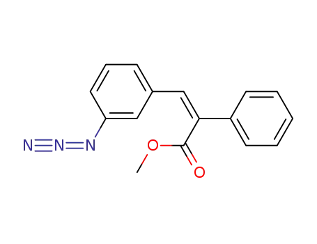 (Z)-3-(3-Azido-phenyl)-2-phenyl-acrylic acid methyl ester