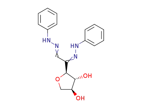 2-[(E)-N-anilino-C-[(E)-(phenylhydrazinylidene)methyl]carbonimidoyl]oxolane-3,4-diol