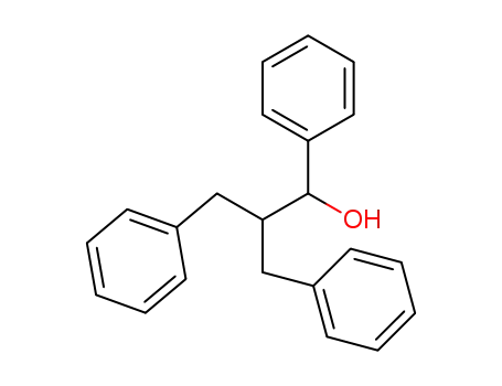 Molecular Structure of 24547-82-8 (2-benzyl-1,3-diphenylpropan-1-ol)