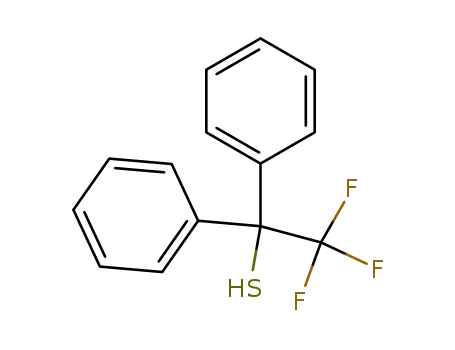 Molecular Structure of 112881-91-1 (Benzenemethanethiol, a-phenyl-a-(trifluoromethyl)-)