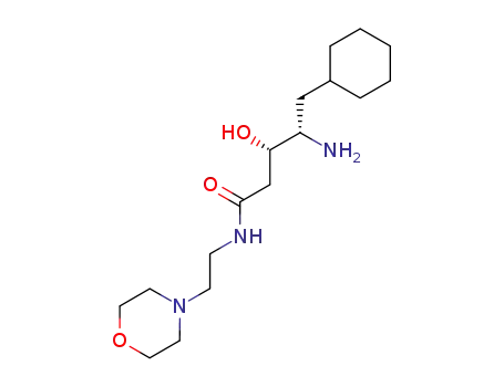 (S,S)-γ-amino-β-hydroxy-N-<2-(4-morpholinyl)ethyl>cyclohexane pentanamide