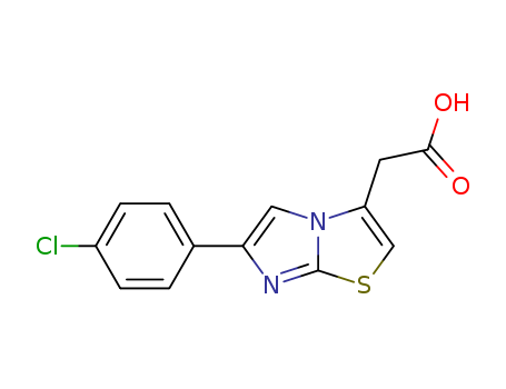 6-(4'-chlorophenyl)imidazo<2,1-b>thiazole-3-acetic acid