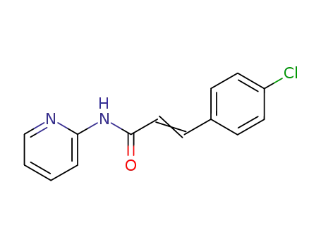 Molecular Structure of 573994-17-9 (3-(4-chlorophenyl)-N-(pyridin-2-yl)acrylamide)