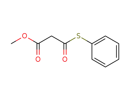 Molecular Structure of 72867-13-1 (methyl <(phenylthio)carbonyl>acetate)